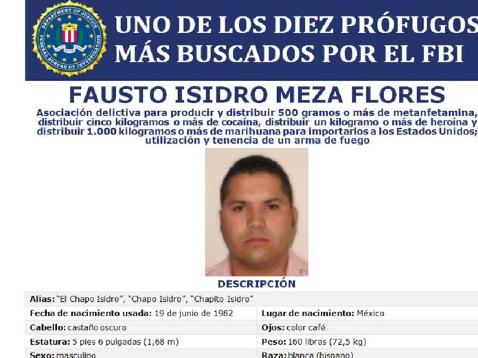 FBI incluye a El Chapo Isidro en su lista de los más buscados