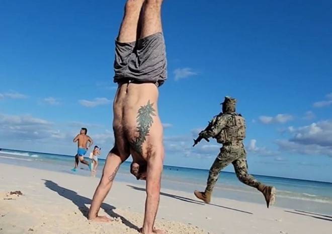 VIDEO Persecución en playa de Tulum se vulve viral