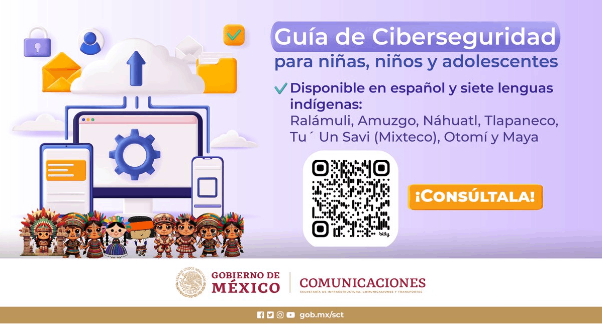 Publica Comunicaciones y Transportes Guía de Ciberseguridad en Lenguas Indígenas