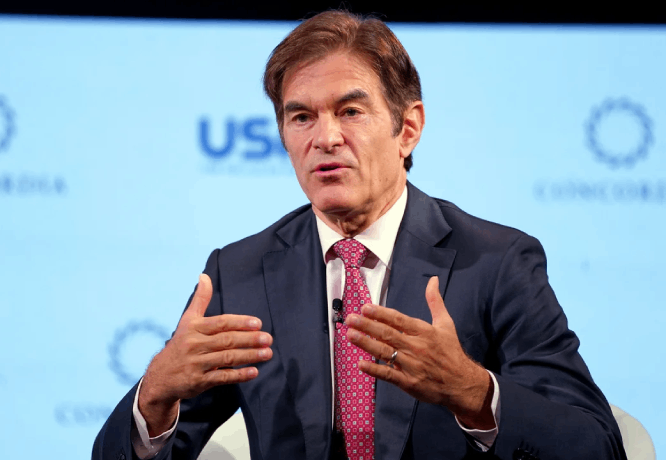 Trump designa a Mehmet Oz para liderar Medicare y Medicaid