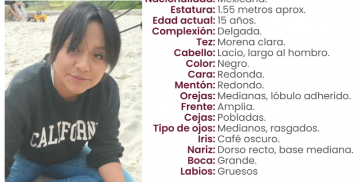 Mirna de 15 años se extravió en calles de Puebla capital