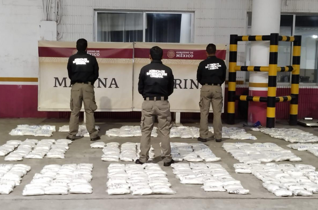 FGR y SEMAR aseguran 290 kilos de metanfetamina en el puerto de Veracruz