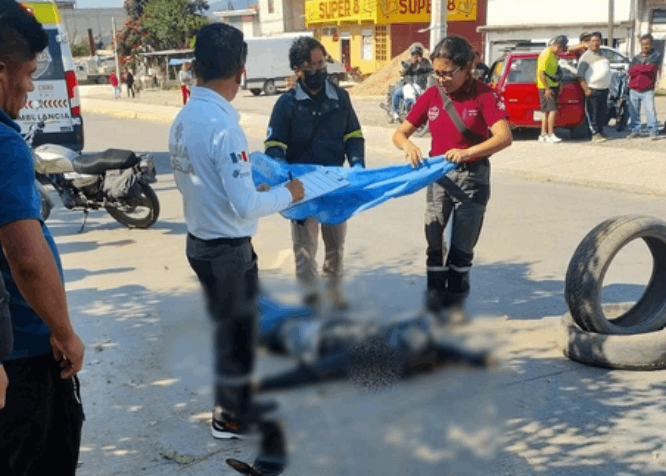 Muere joven motociclista al derrapar en la colonia Luis Donaldo Colosio