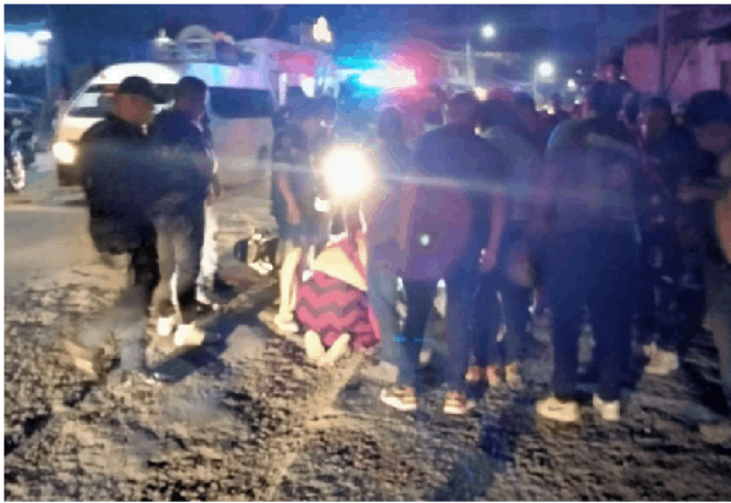 Choque entre patrulla y moto deja dos heridos en San Diego Chalma