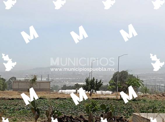 Ceniza y viento complican calidad del aire en Texmelucan