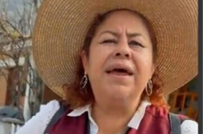 VIDEO Candidata a diputada de Morena da manazos a joven que la grababa