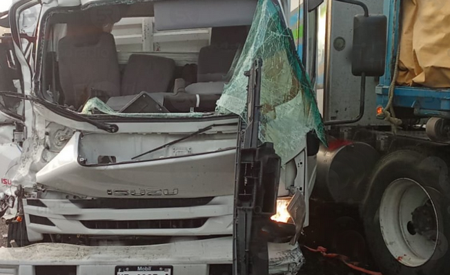 Accidente en la autopista Puebla-Orizaba deja tres lesionados