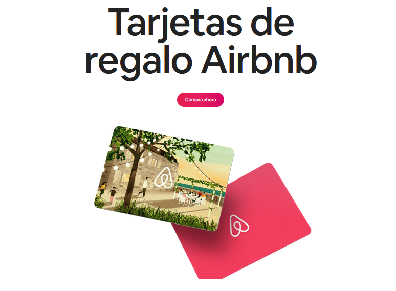 Tarjetas de regalo de Airbnb ahora están disponibles en formato digital en México