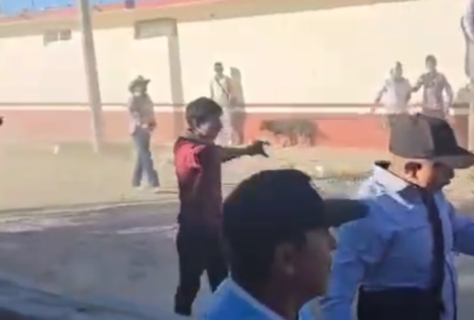 Se registra batalla campal en Altzayanca