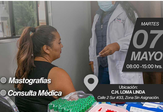 Ayuntamiento de Puebla ofrecerá servicios de salud en Loma Linda