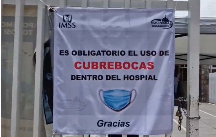 El IMSS San José hace obligatorio el uso de cubrebocas