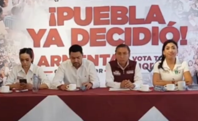 Ayuntamiento de Puebla entrega despensas a cambio del INE: Luis Figueroa