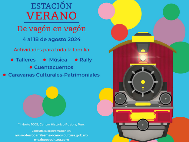 Museo Nacional de los Ferrocarriles ofrecerá talleres a niños poblanos