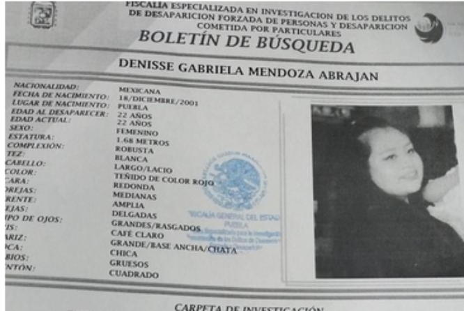 Ayuda a Denisse a regresar a casa; desaparición en Infonavit San Pedro