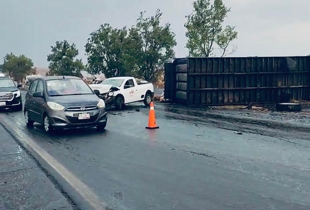 Se registran dos carambolas la tarde de este sábado en la vía Atlixcáyotl