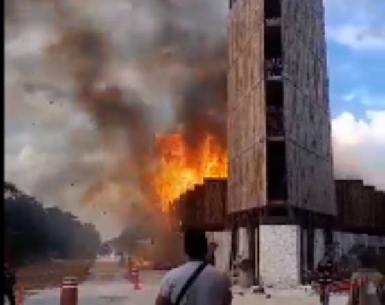 Incendio consume museo Parque Jaguar en Tulum; todavía no era inaugurado