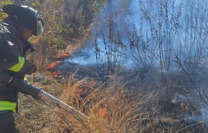 Se registra nuevo incendio en el interior del Tecnológico de Atlixco