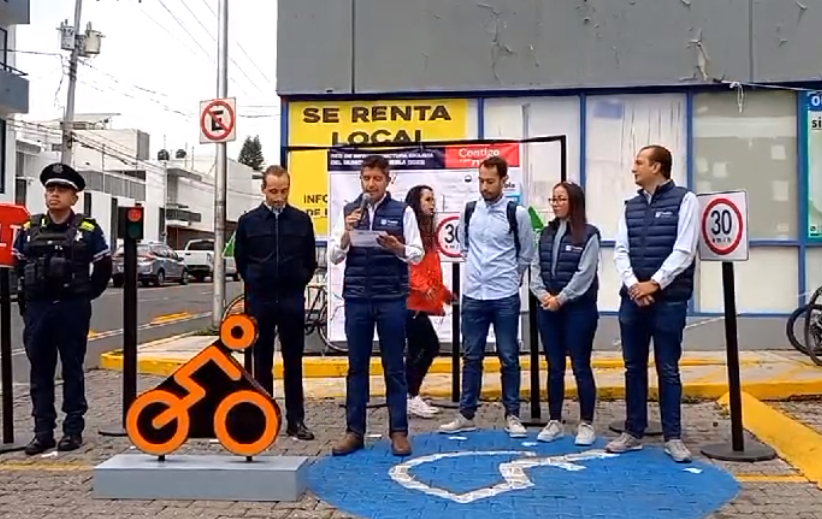 Rivera entrega nueva infraestructura ciclista sobre la calle 5 sur