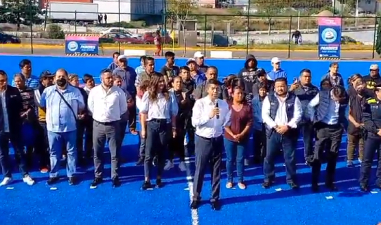 Rivera entrega rehabilitación del Parque La Carmelita