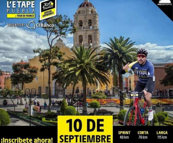 Atlixco recibirá más de mil 500 ciclistas en la carrera por Tour de France