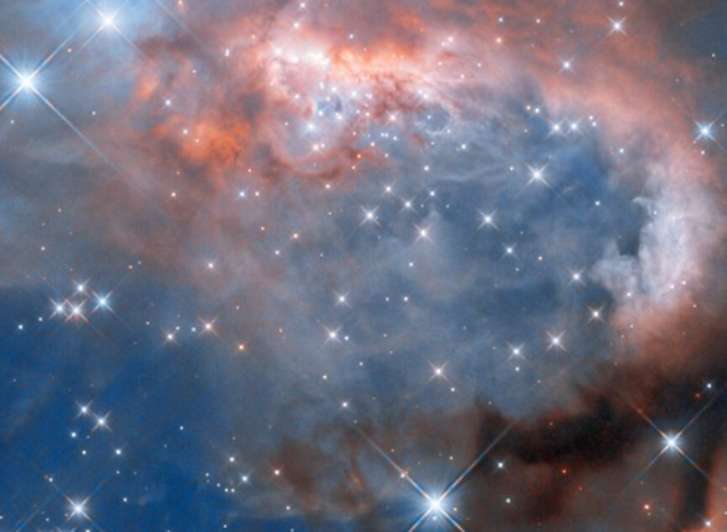 Hubble revela imágenes de formación de una nebulosa a partir de nuevas estrellas