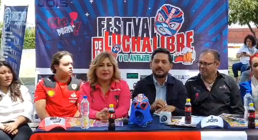 Anuncian Festival de la Lucha Libre y el Antojito Mexicano en San Pedro Cholula