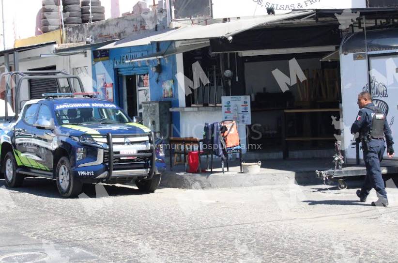 Se registra balacera a unos metros de la Diagonal en Puebla capital