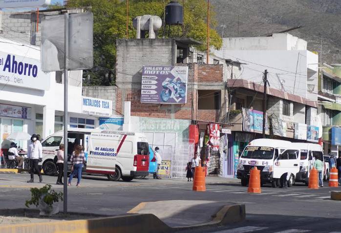 Secretaría de Movilidad realiza operativo en el transporte público de Tecamachalco