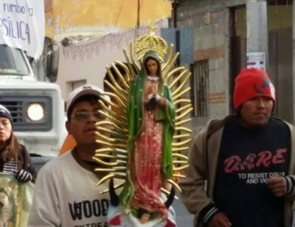 Vecinos de Atlixco se preparan para ayudar a peregrinos rumbo a la Basílica de Guadalupe