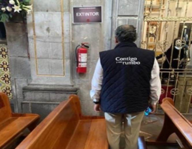 Por Semana Santa Ayuntamiento de Puebla inspecciona estructura de templos