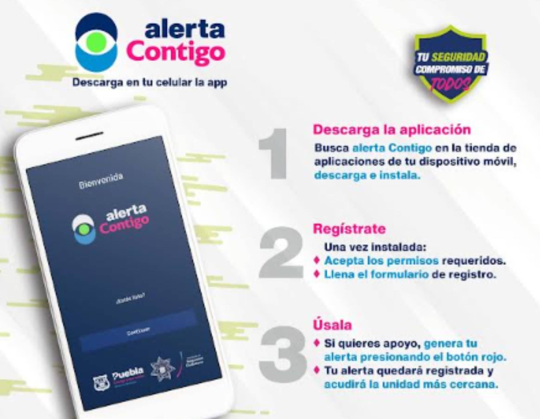 Suman más de 23 mil descargas de  app Alerta Contigo