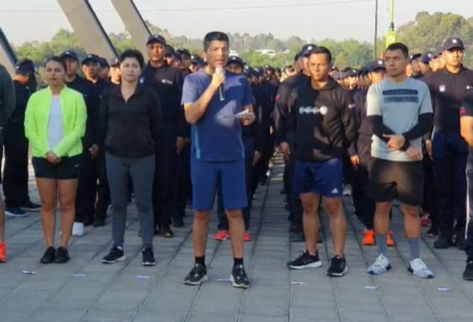 Rivera encabeza la carrera de cadetes en la Laguna de Chapulco