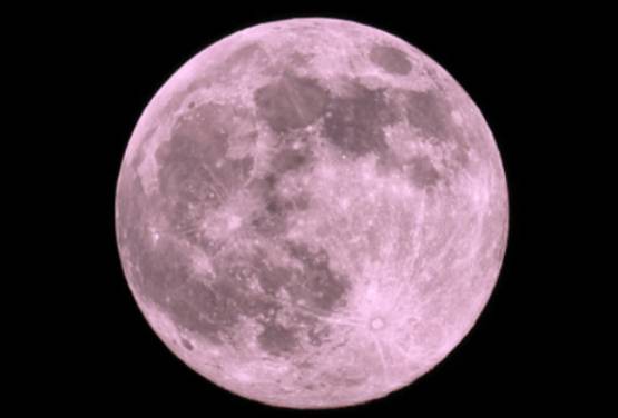 Mira la Luna rosa esta noche de jueves