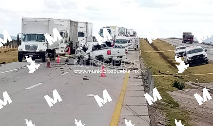 Choque de camionetas en Arco Norte deja un muerto