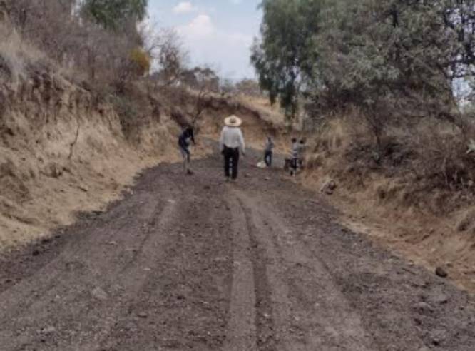 Tras incendios en el cerro Totolquemec inician trabajos de mantenimiento de los caminos