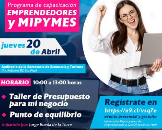 Ayuntamiento de Puebla ofrece capacitación gratuita a emprendedores