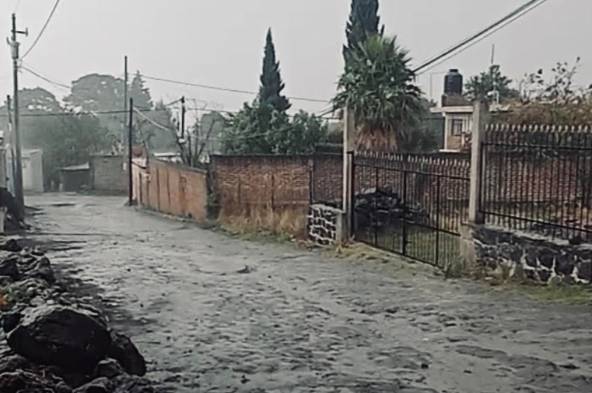 San Pedro Benito Juárez, la parte alta de Atlixco entre ceniza y lluvia