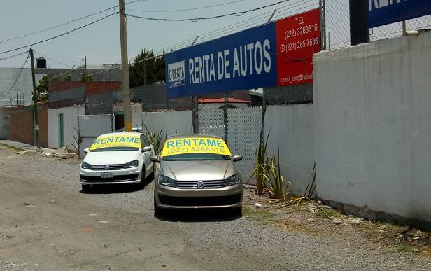 Se registra robo masivo de autos en C-Renta Carro en Puebla
