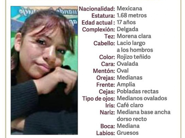 Desaparece Nanci Nayeli de 17 años en Tehuacán