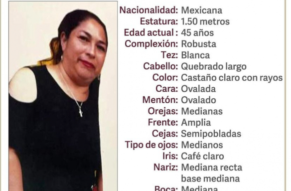 María Guadalupe de 45 años desapareció en Tehuacán