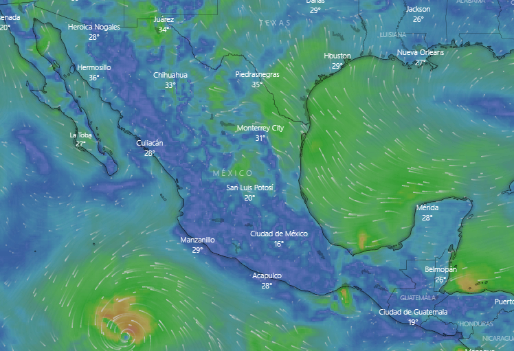 Depresión tropical se convertirá en huracán Calvin categoría 1