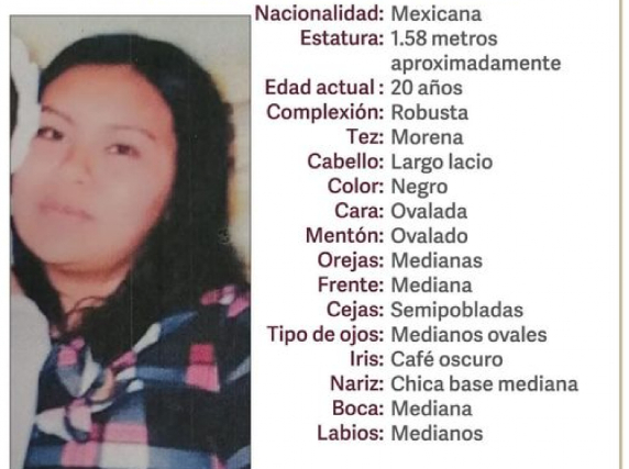 Angélica de 20 años desapareció en la unidad habitacional Villa Verde