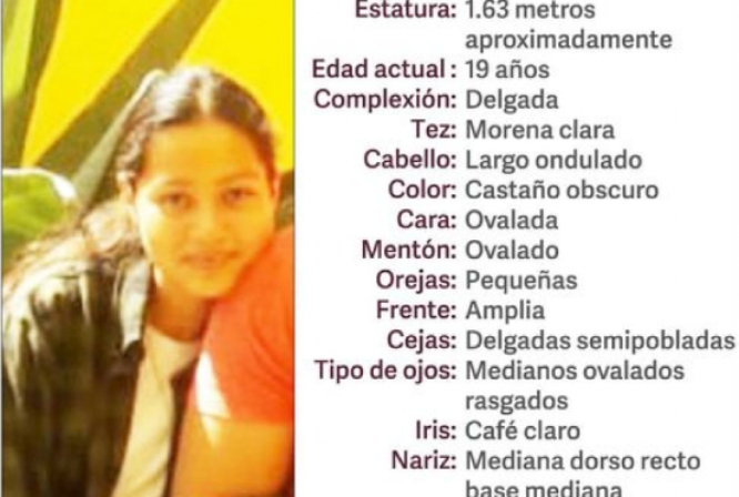 Maya de 19 años desapareció en el municipio de Coxcatlán