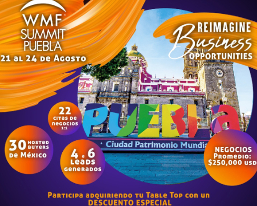 Puebla Capital será sede del encuentro World Meetings Forum Summit 2023
