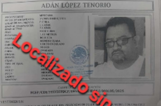 Adán es localizado sin vida tras haber sido reportado como desaparecido en Puebla