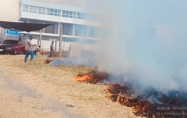 En Atlixco se registran de dos incendios de pastizales 