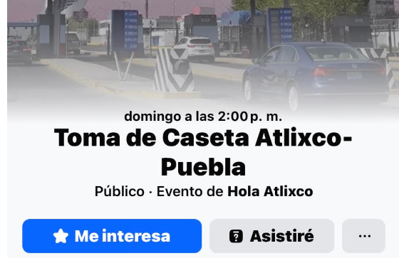 Invitan en Facebook a toma pacífica de la caseta de la Atlixcayotl tras asalto masivo 