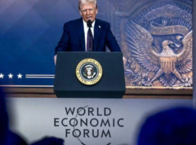 En Foro Económico de Davos Trump dice que 