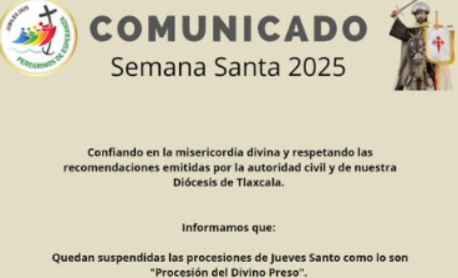 Cancelan procesiones de Semana Santa en Altzayanca por contingencia ambiental