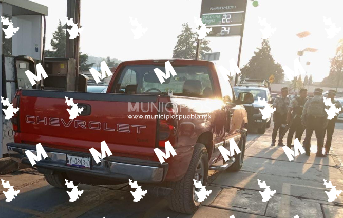 GN asegura a tras presuntos ladrones y recuperan camioneta en Tlaxcala